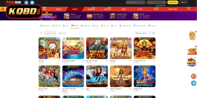 Nổ hũ – Vòng quay may mắn chạm tay Jackpot khủng